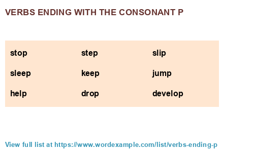words that ends with x